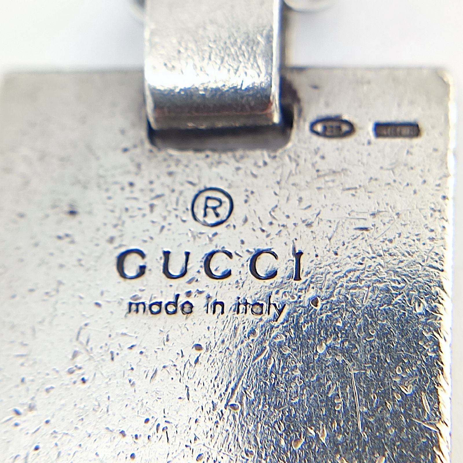 美品】GUCCI グッチ 星座モチーフプレートネックレス 山羊座 SILVER 