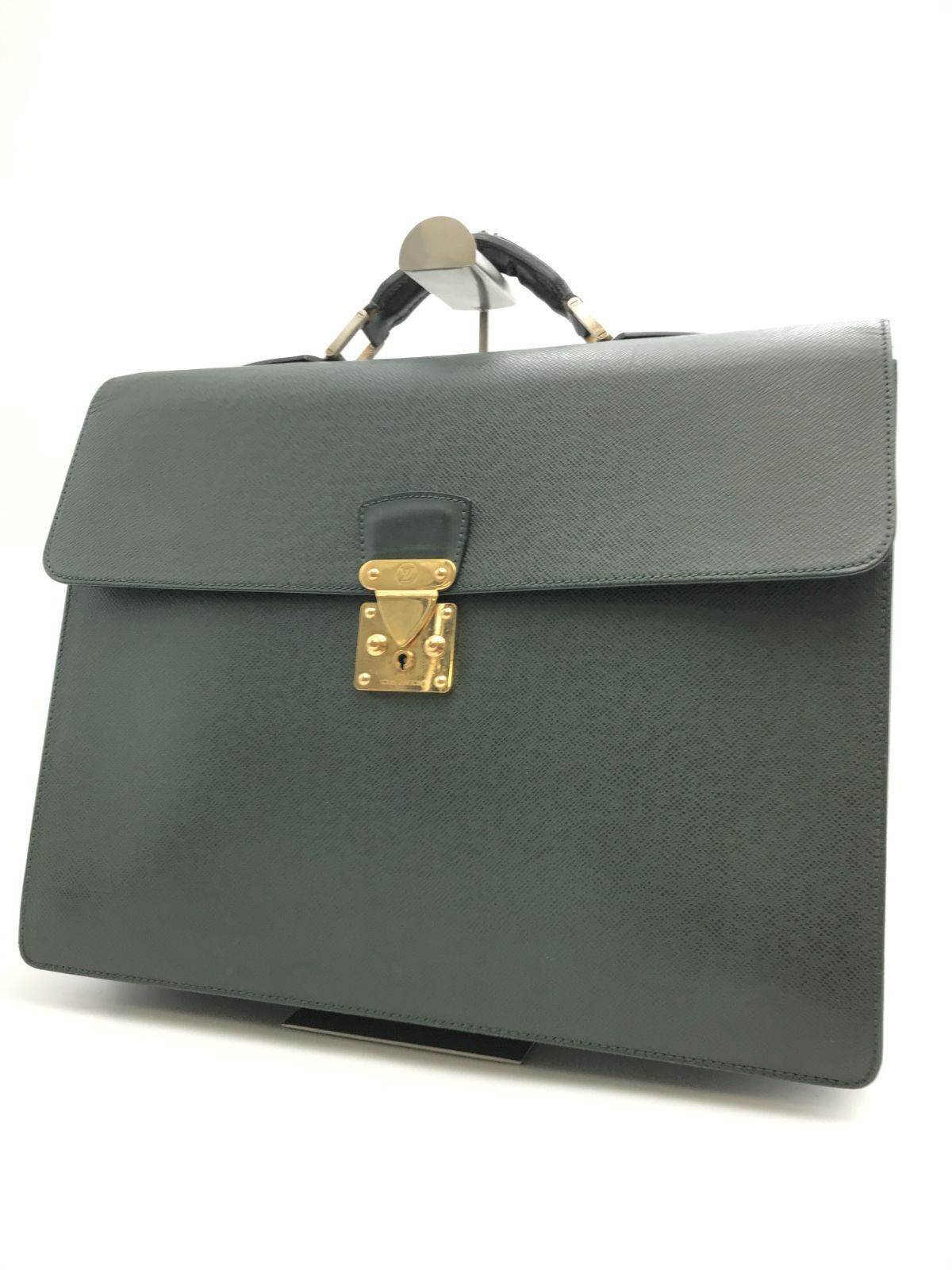 LOUIS VUITTON ルイヴィトン ブリーフケース タイガ グリーン系 4666