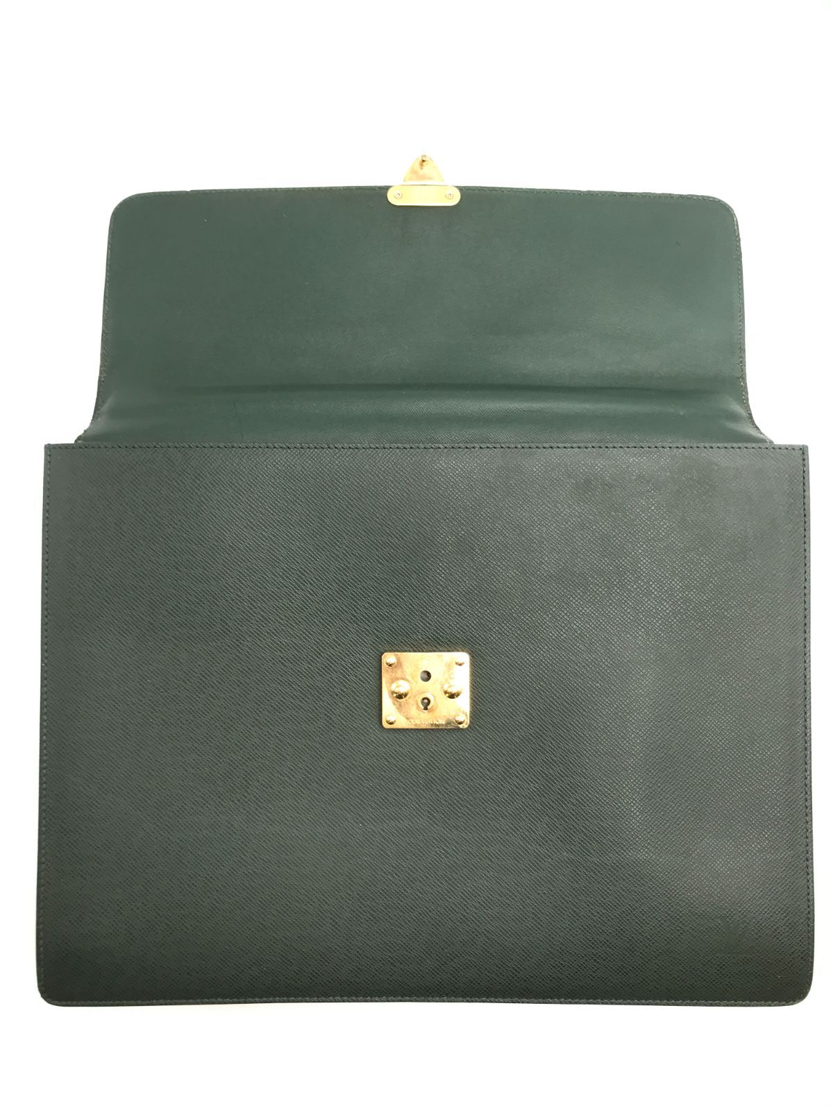 LOUIS VUITTON ルイヴィトン ブリーフケース タイガ グリーン系 4666