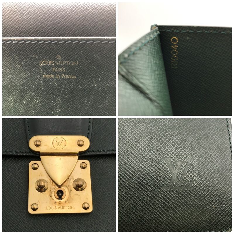 LOUIS VUITTON ルイヴィトン ブリーフケース タイガ グリーン系 4666