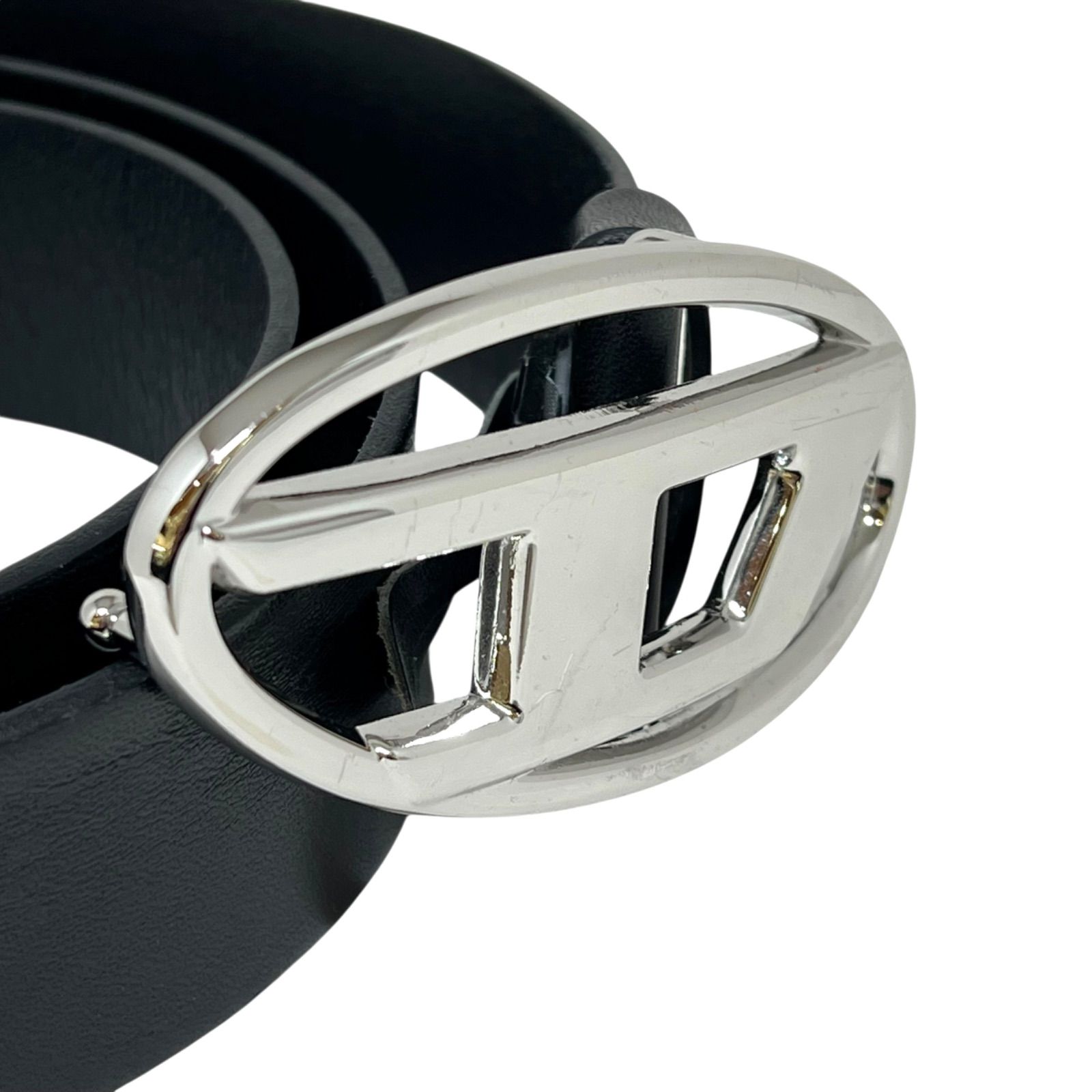 DIESEL ディーゼル ベルト B-1DR X08727 レザー オーバルD ロゴ T8013
