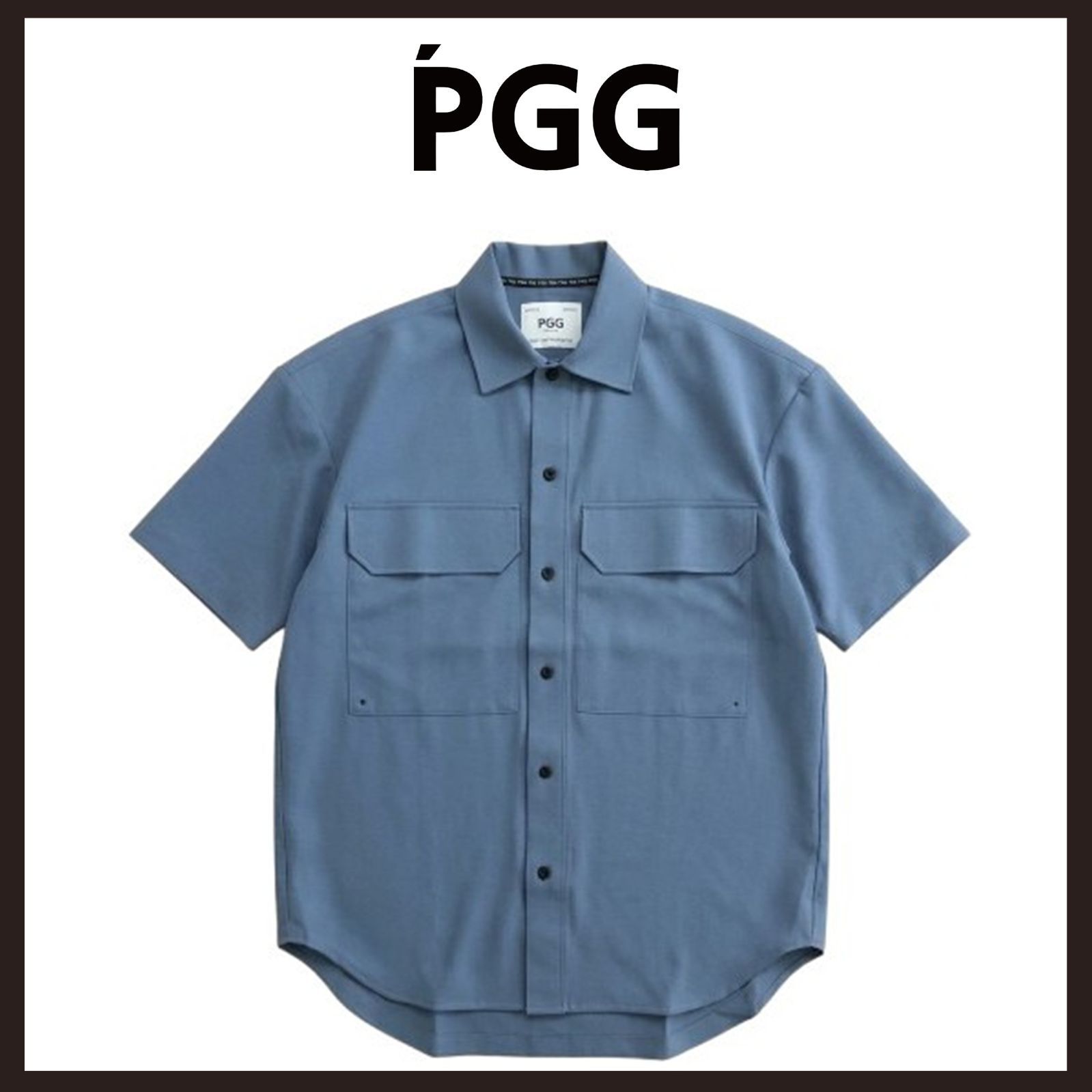 新品　パーリーゲイツ　PEARLY GATES PGG 半袖シャツ サイズ4 新品未使用 PGG PEARLY GATES（ピージージーパーリーゲイツ） ロゴ