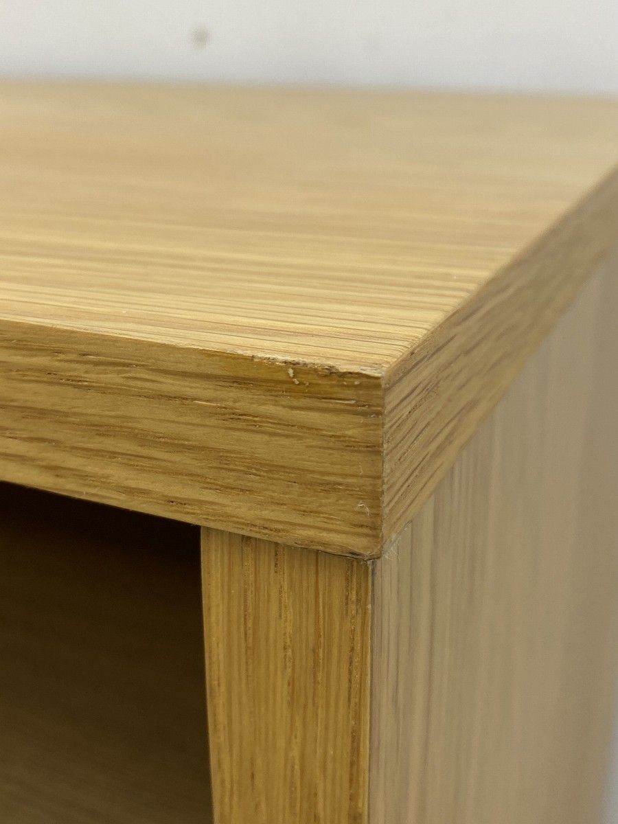 無印良品 MUJI 木製シェルフ・オーク材 幅88×奥行44×高さ83cm オープン