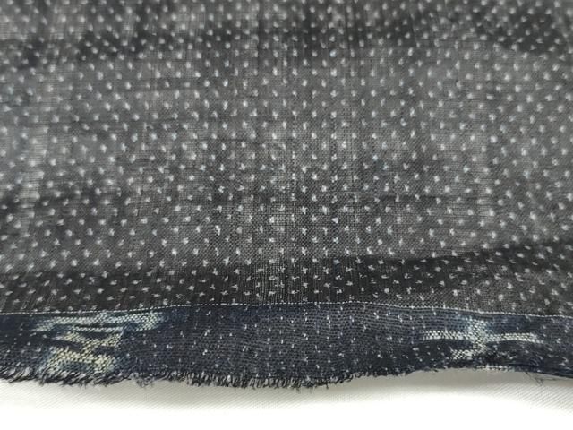 平和屋本店●極上　夏物　重要無形文化財　本場宮古上布　苧麻　反物　着尺　十字絣　逸品　未使用　DZAA12026kh6 平和屋本店○極上 夏物 重要無形文化財 本場宮古上布 苧麻 反物 着尺