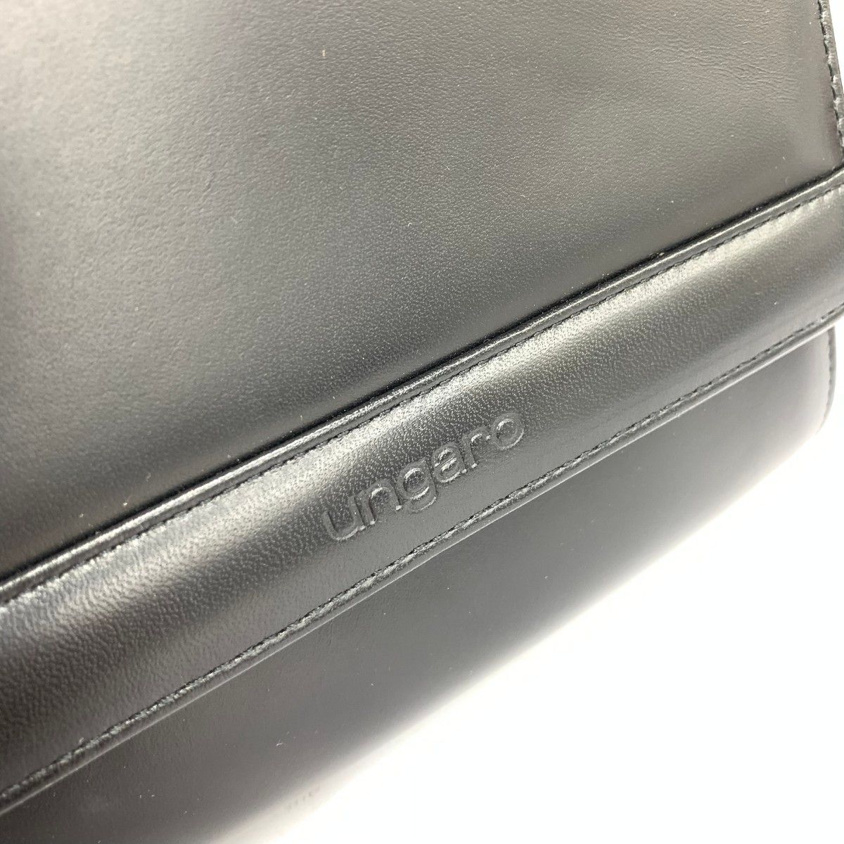 Ungaro fuchsia ウンガロフューシャ 2WAYハンドバッグ  レザー    ブラック レディース / 240001197284 Ungaro fuchsia ウンガロフューシャ 2WAYハンドバッグ レザー ブラック