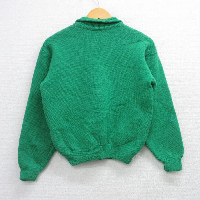 S/古着 パタゴニア patagonia 長袖 ハーフジップ アルピニスト セーター メンズ 90年代 90s ショート丈 ウール 緑【spe】 26mar19 S/古着 パタゴニア patagonia 長袖 ハーフジップ アルピニスト