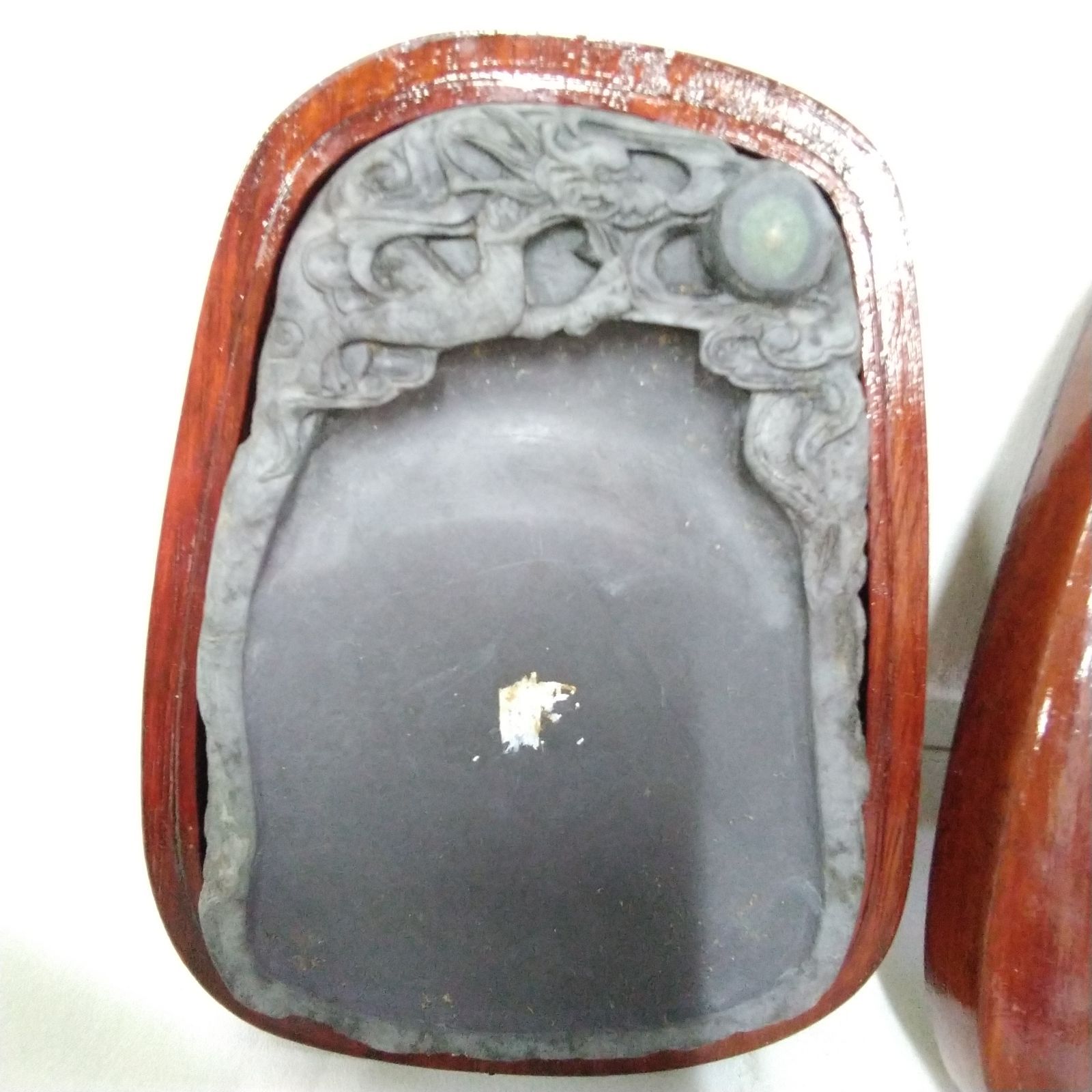 書道用具伝統的工芸品 中国硯 端渓硯 龍刻石眼入希少硯 U949 - メルカリ