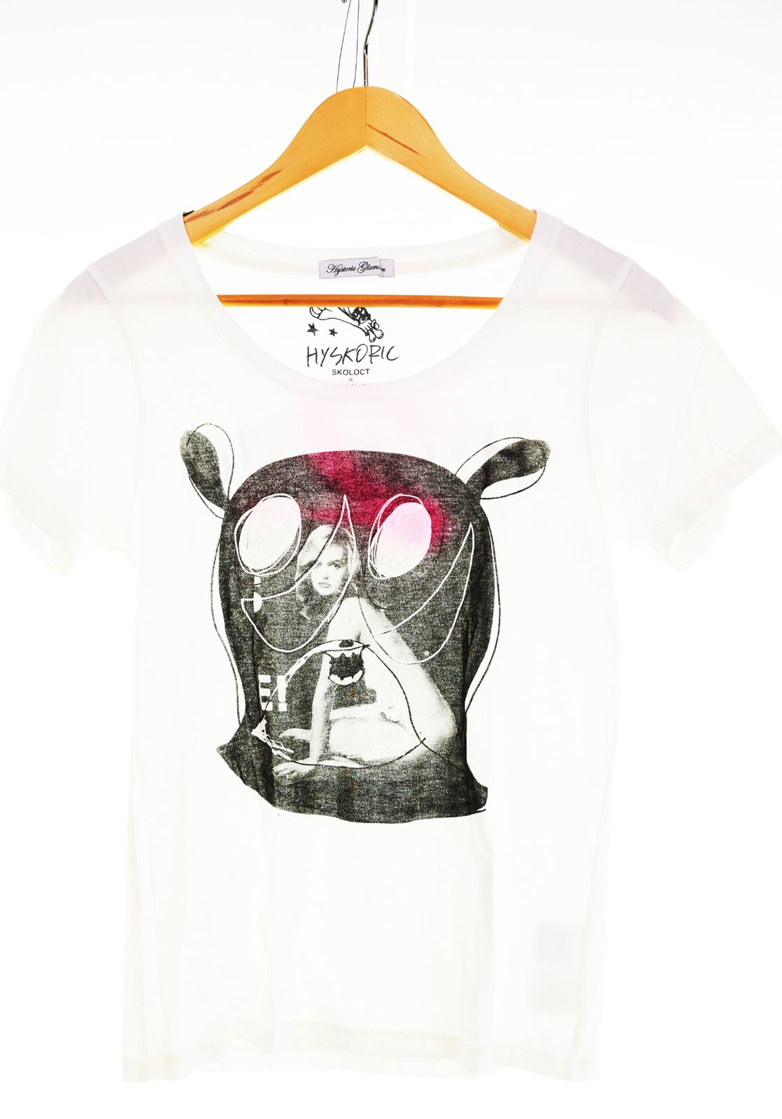 HYSTERIC GLAMOUR - HYSKORIC スコロクト ヒステリックグラマーコラボTシャツ 白 ピンクの通販 by Yossy99 s shop ヒステリックグラマーなら