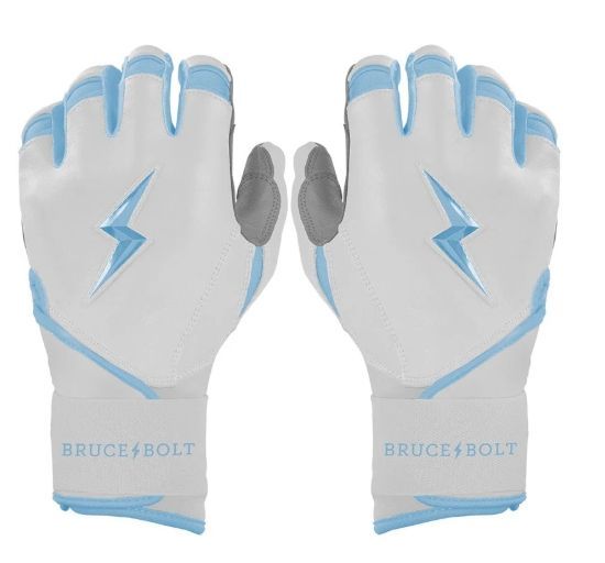 ブルースボルト　野球　ソフトボール　バッティンググローブ　ロングカフ　ベビーブルー　Chrome Series Long Cuff Batting Gloves - Baby Blue