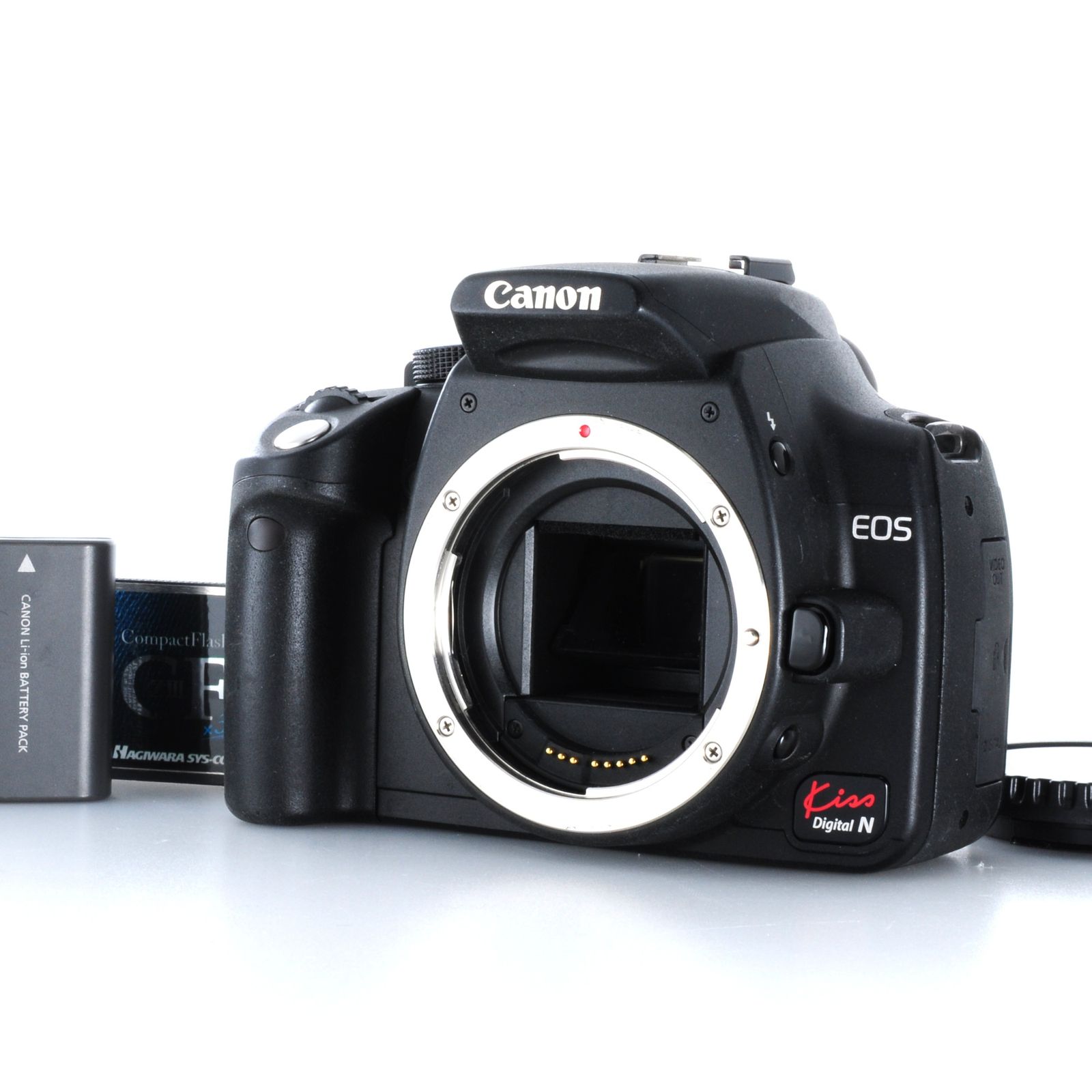 キヤノン】Canon EOS Kiss Digital N + バッテリー デジタル一眼レフ 