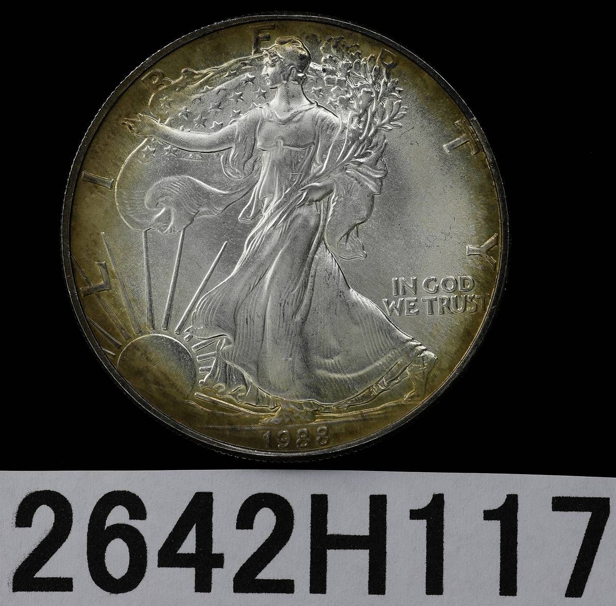 2642H117】1988 ウォーキングリバティ 1ドル 銀貨 純銀 1オンス - メルカリ