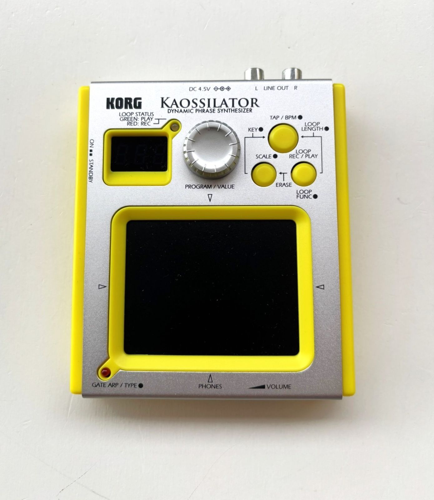 KORG KO-1 Kaossilator ダイナミック・フレーズ・シンセサイザー 生産