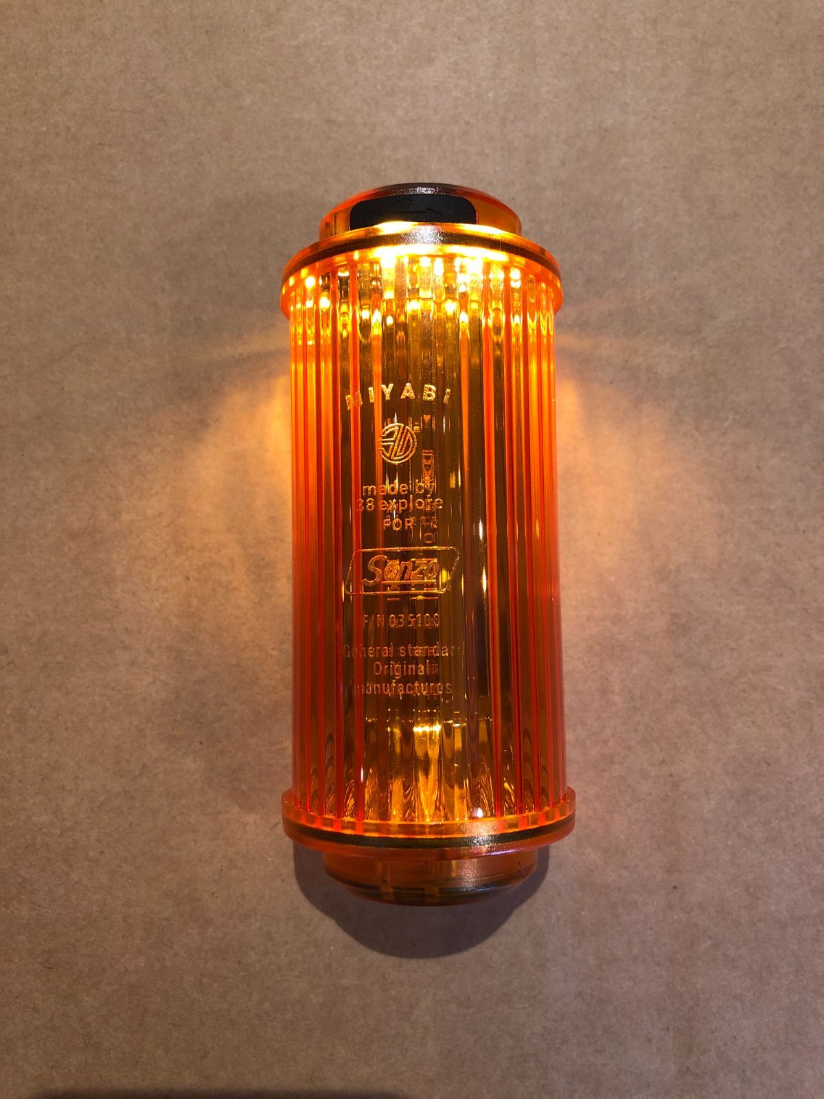 アウトドア 【サンゾー工務店×38explore】38灯 The Force Amber