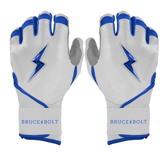 ブルースボルト　野球　ソフトボール　バッティンググローブ　ロングカフ　ロイヤルブルー　Chrome Series Long Cuff Batting Gloves - Royal