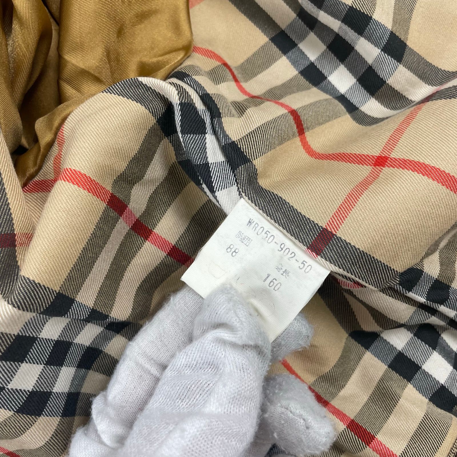Burberry's バーバリーズ / 90sコットン100％ギャバジンステンカラー