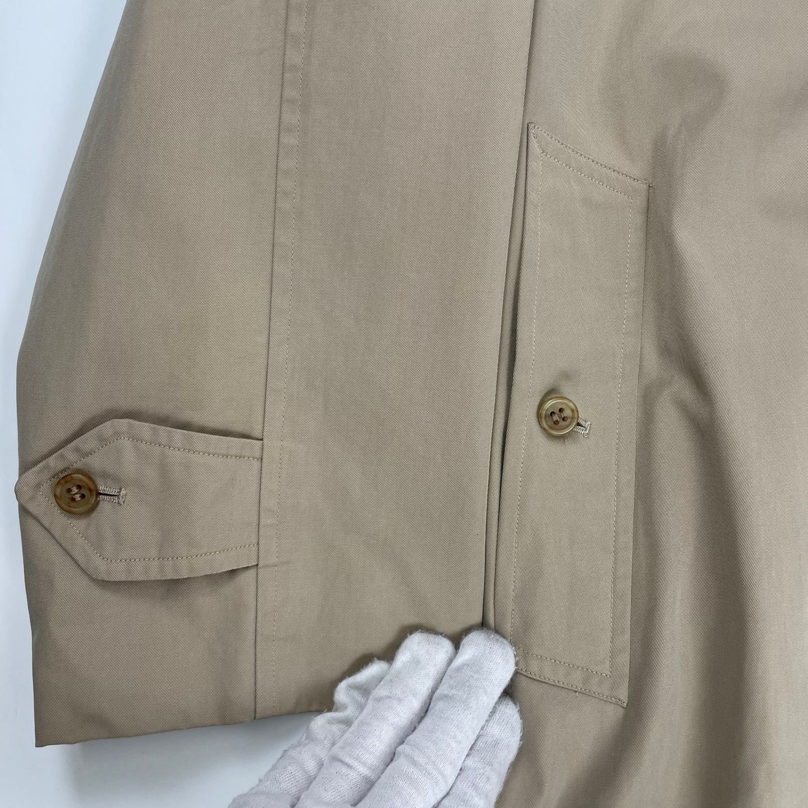 Burberry's バーバリーズ / 90sコットン100％ギャバジンステンカラー