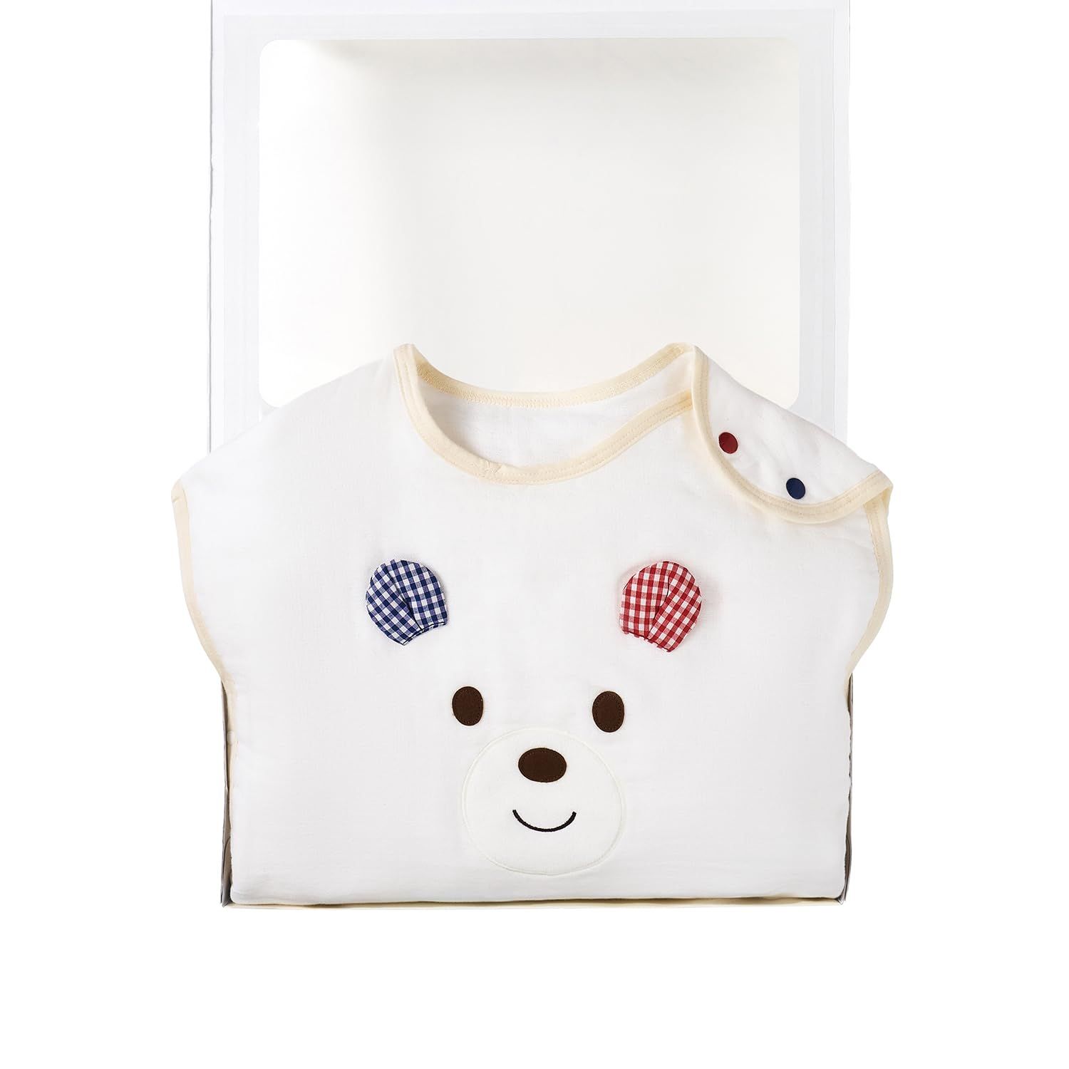 [ミキハウス ホットビスケッツ] ガーゼスリーパーギフトセット【BOX付き】 男の子 女の子 ベビー キッズ 出産祝い ベビーギフト 74-9936-497 白 フリー