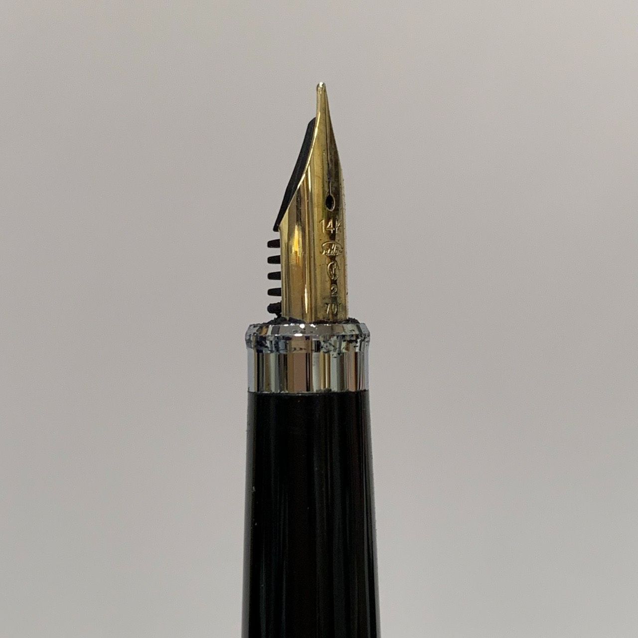 彦】最終価格 SAILOR セーラー 万年筆 ペン先14K 14金 細字 シルバー