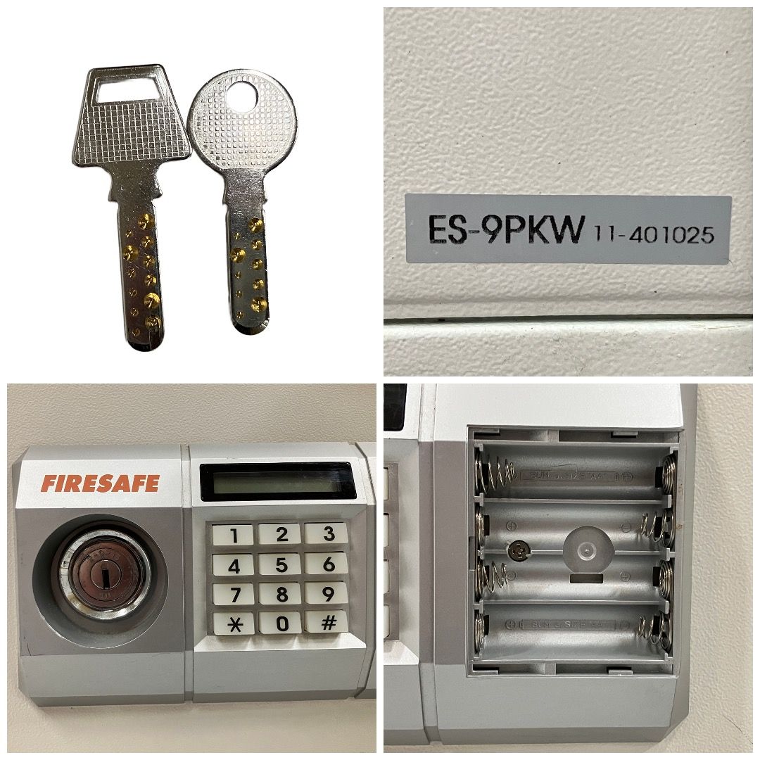 Eiko General ES-9PKW 家庭用 金庫 プッシュ式 セキュリティ 中古 