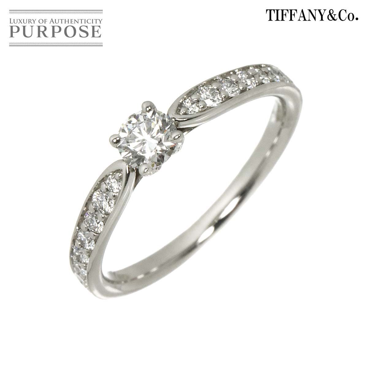 ティファニー TIFFANY&Co. ハーモニー 10.5号 リング ダイヤ 0.24ct D 