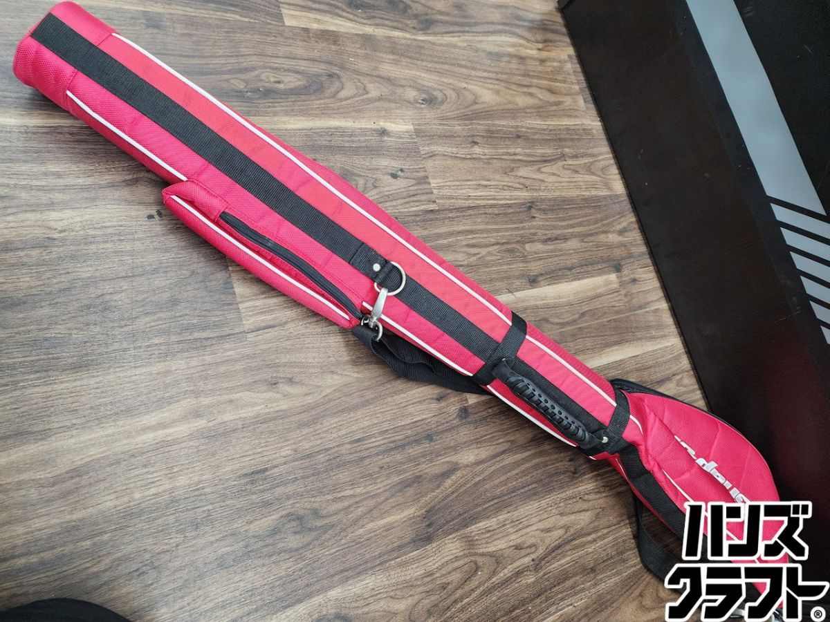 【中古】スナップオン　ゴルフバック　赤【ハンズクラフト熊本けやき通り店】【店頭取引限定】 ♭【中古品】Snap-on スナップオン ゴルフバッグ 赤 スポーツ用品