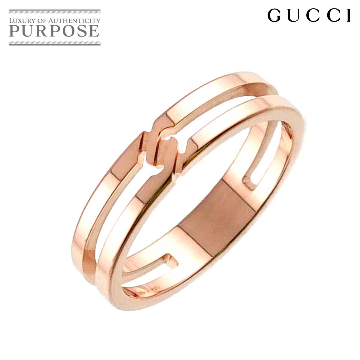 グッチ GUCCI インフィニティ #11 リング K18 PG ピンクゴールド 750 