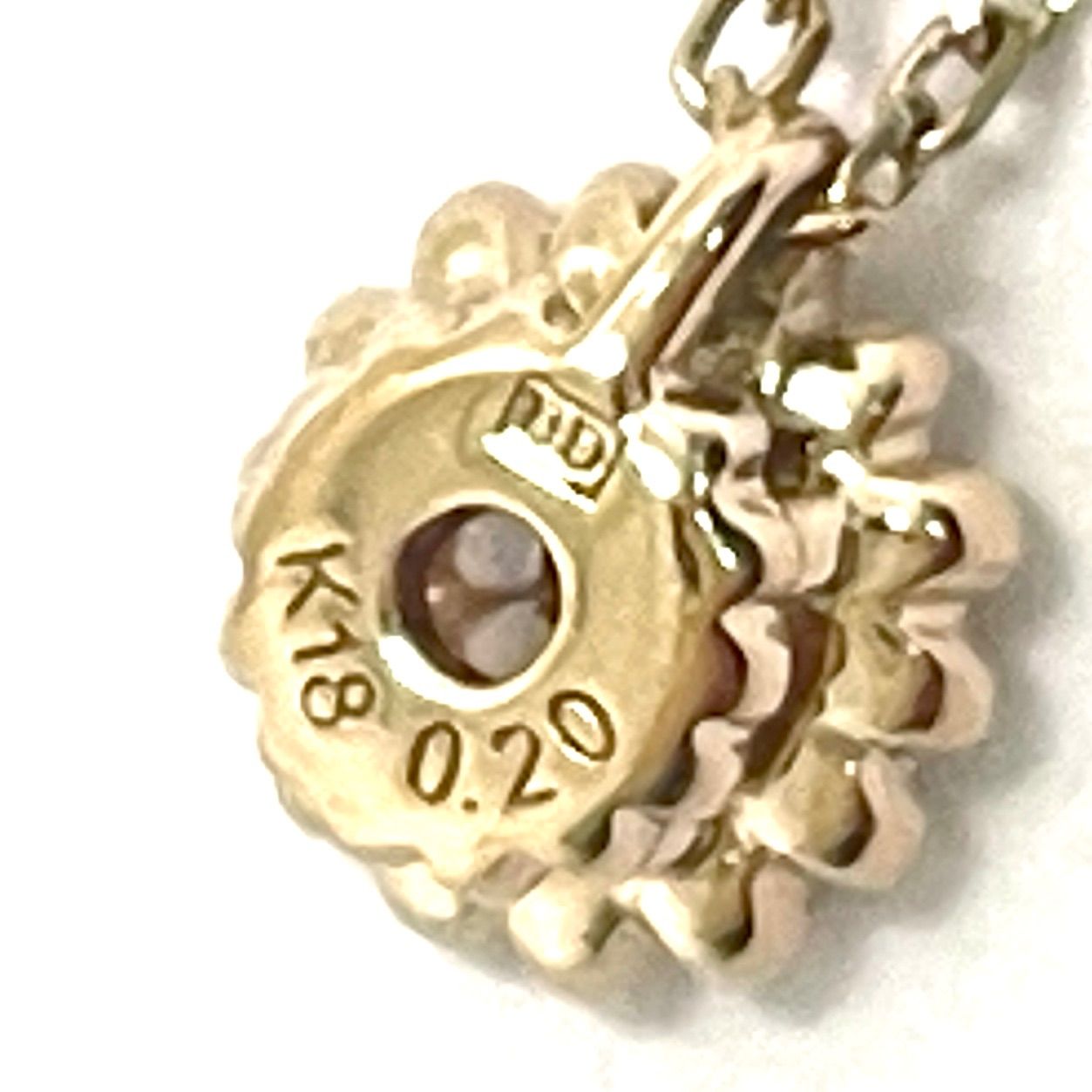 KASHIKEY / カシケイ ミル ダイヤネックレス K18BG 0.20ct ブラウン 