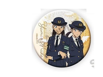 三池苗子＆宮本由美 名探偵コナン キラキラ缶バッジコレクション 