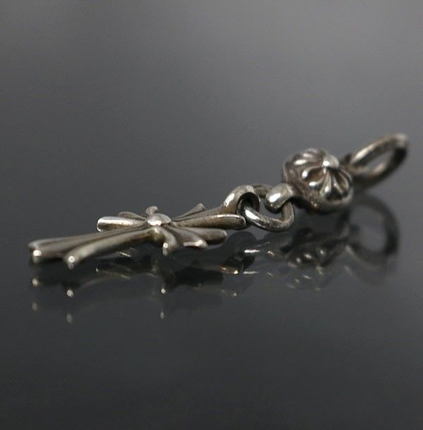 シルバー925 1ボールクロス ペンダントトップ　Silver925 CHROME HEARTS 新宿店 クロムハーツ 1ボール タイニーCHクロス