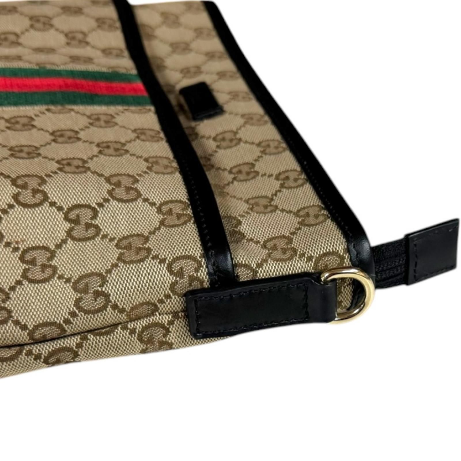 グッチ シェリー GGキャンバス ショルダーバッグ GGキャンバス 388926 ベージュ レディース GUCCI  中古 GUCCI グッチ 388926 GGキャンバス シェリーライン ショルダーバッグ