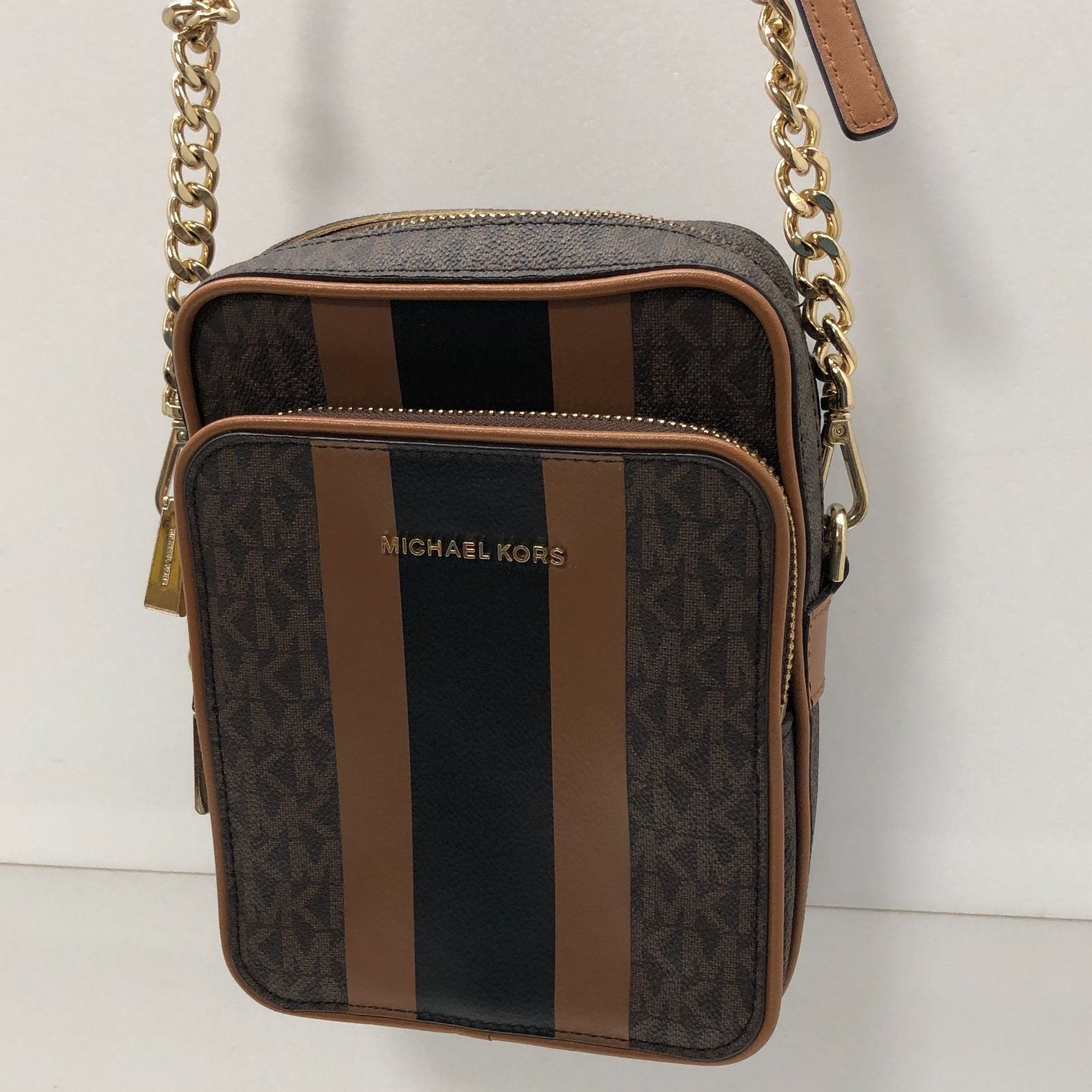 MICHAEL KORS マイケルコース ショルダーバッグ ブラウン系 チェーン 