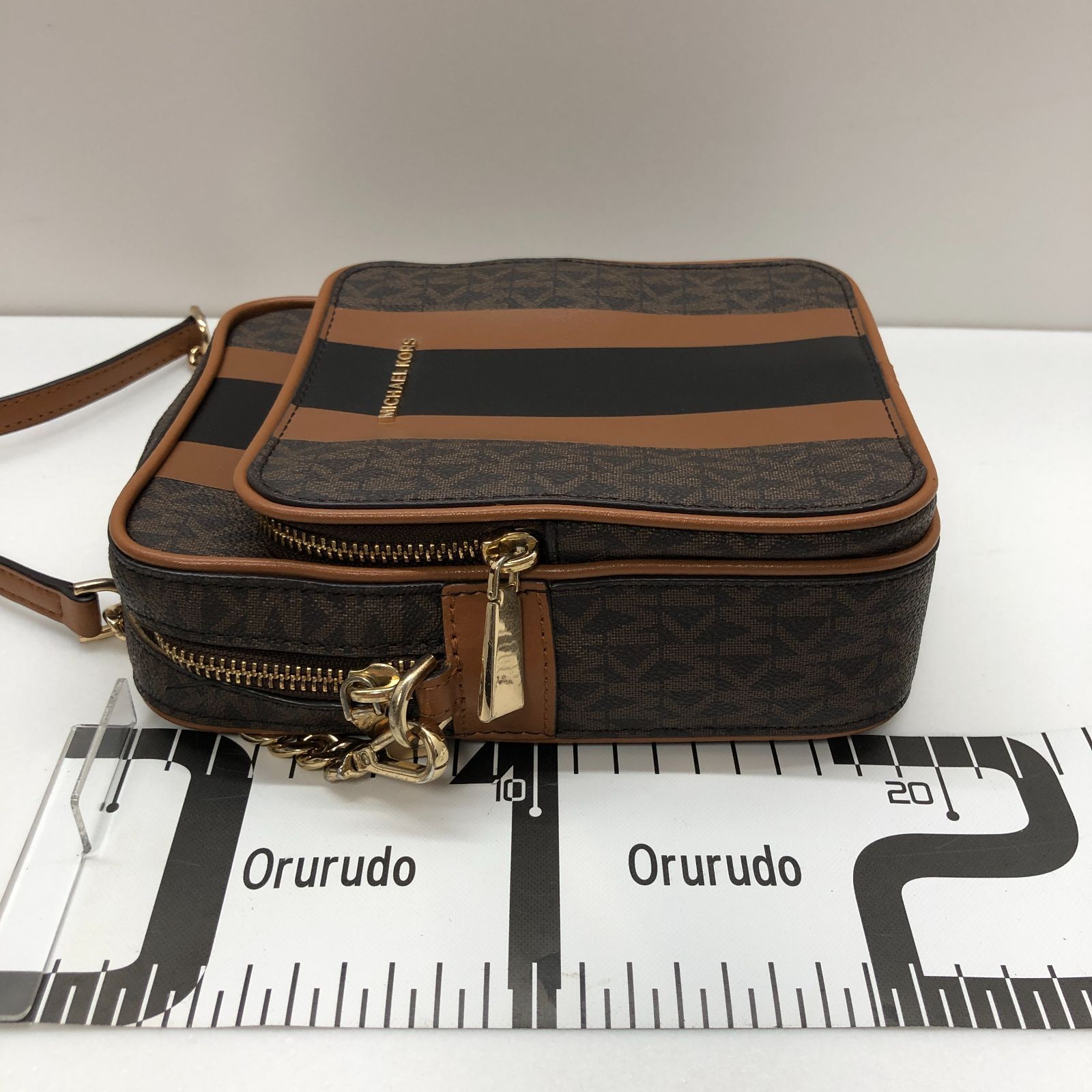 MICHAEL KORS マイケルコース ショルダーバッグ ブラウン系 チェーン 