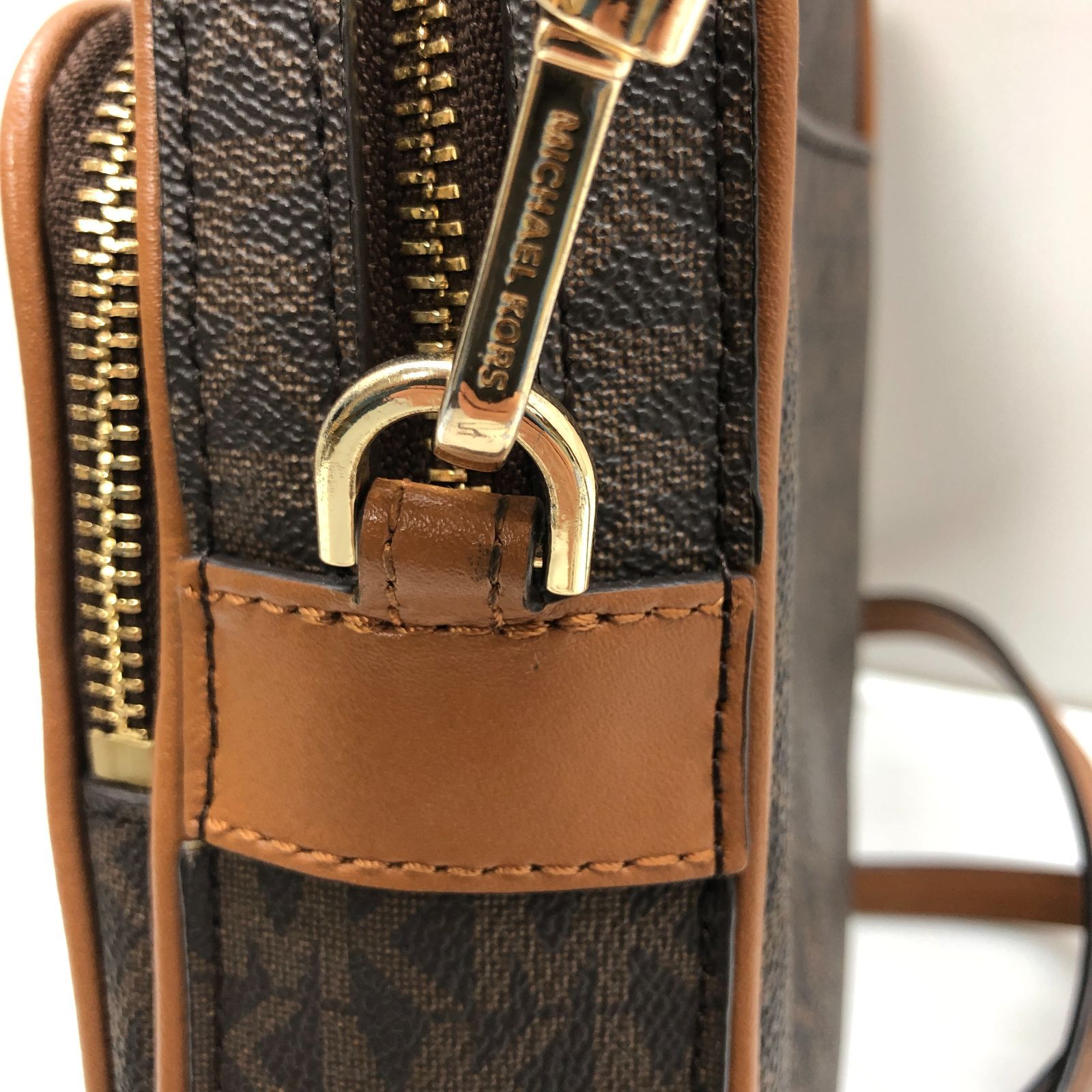 MICHAEL KORS マイケルコース ショルダーバッグ ブラウン系 チェーン 