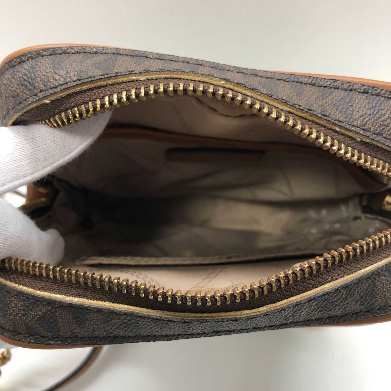 MICHAEL KORS マイケルコース ショルダーバッグ ブラウン系 チェーン 