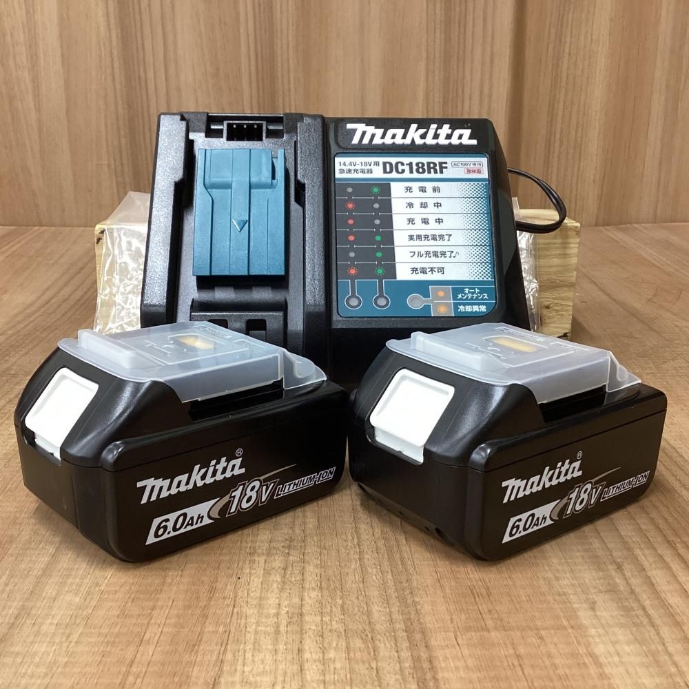 未使用・純正品】makita/マキタ BL1860B DC18RF バッテリー2個+充電器 