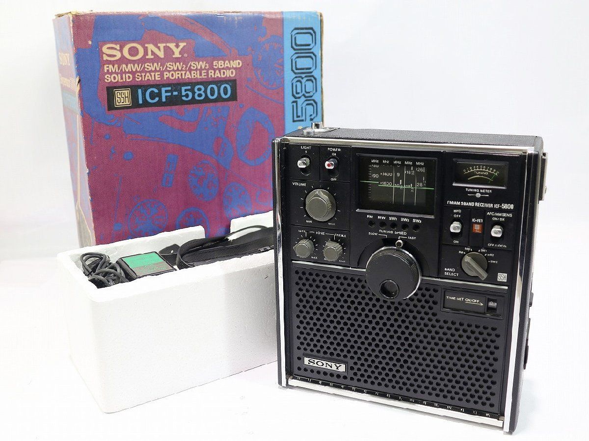 質Banana】現状品 SONY/ソニー ICF-5800 スカイセンサー 5バンドマルチ 
