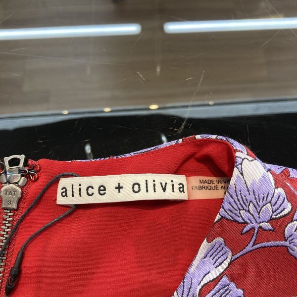 ◇ 未使用 アリスアンドオリビア alice+olivia 膝丈ワンピース