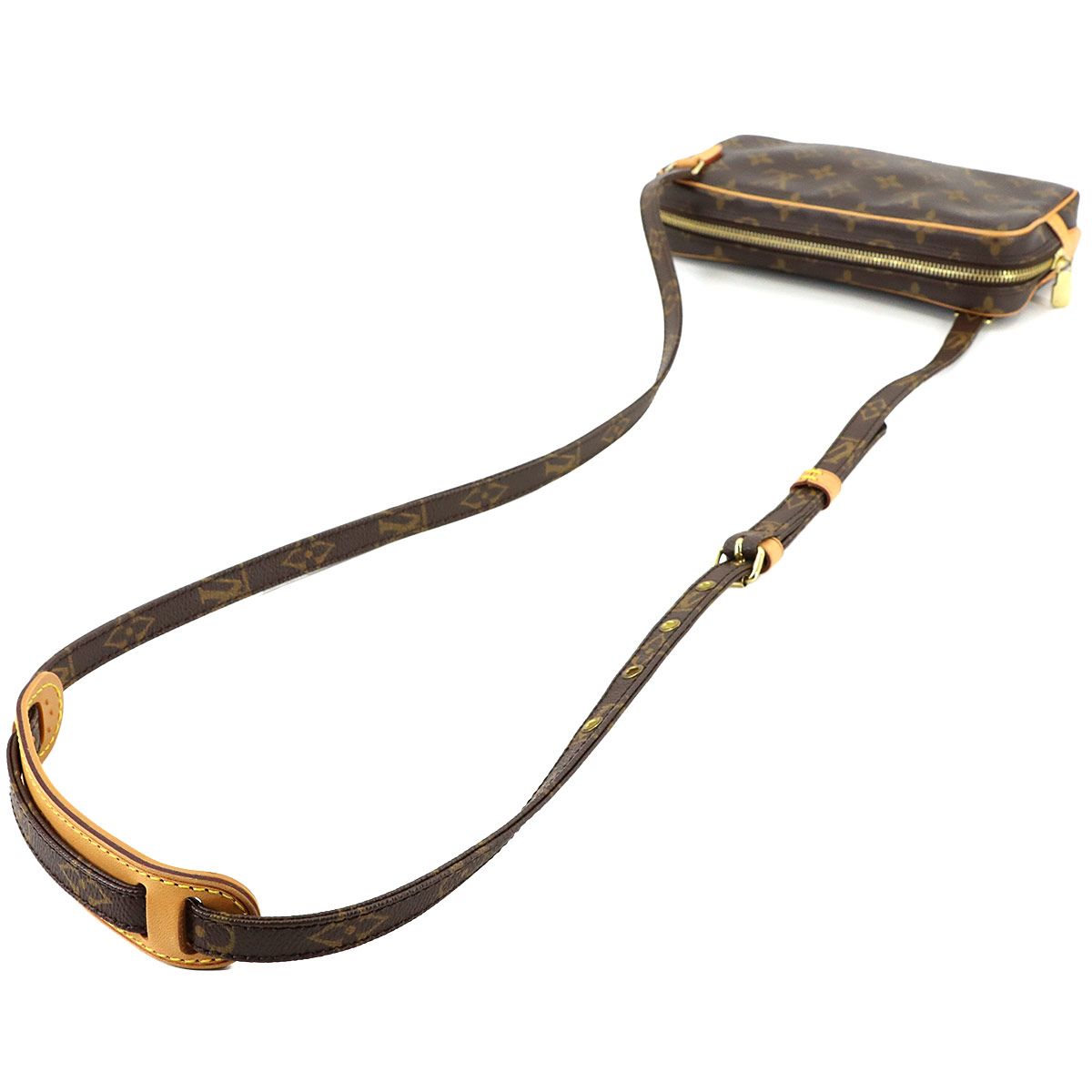 美品 ルイ ヴィトン LOUIS VUITTON モノグラム ポシェット マルリー バンドリエール ショルダー バッグ M51828 90316220 LOUIS VUITTON】ルイヴィトン『モノグラム ポシェット マルリー バンド