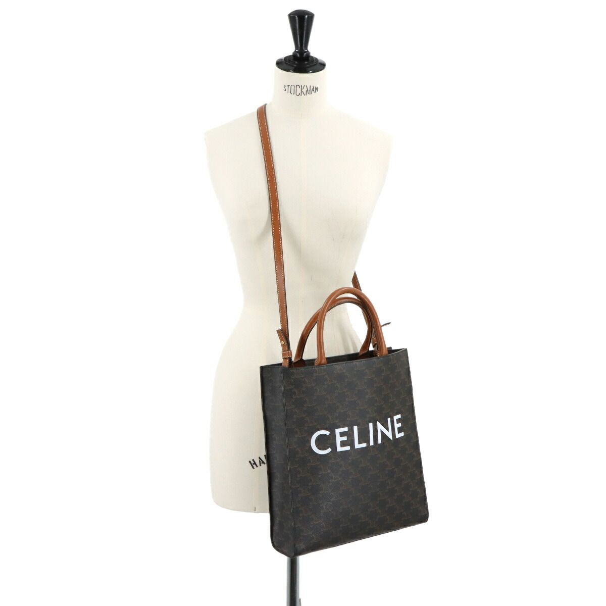 未使用 展示品 セリーヌ CELINE トリオンフ スモール バーティカル 