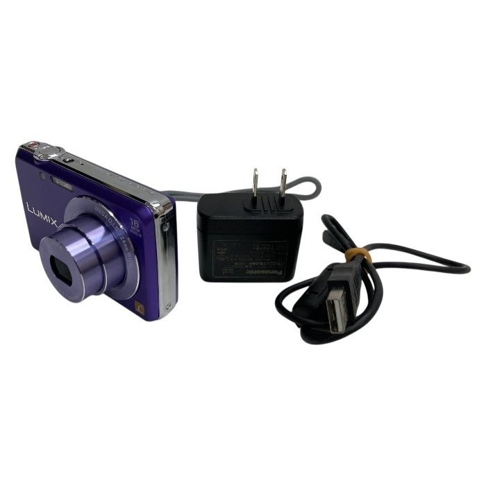 美品/Panasonic/パナソニック/LUMIX/デジタルカメラ/DMC-FH8/パープル/充電器付き/簡易動作確認済み/FB4319 Panasonic LUMIX DMC-FH8 パープル 【公式通販】