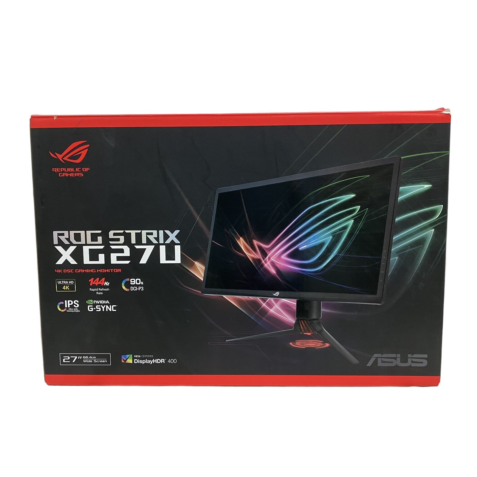 ASUS XG27UQ 27インチ 4K 144Hz ゲーミングモニター 中古 - メルカリ