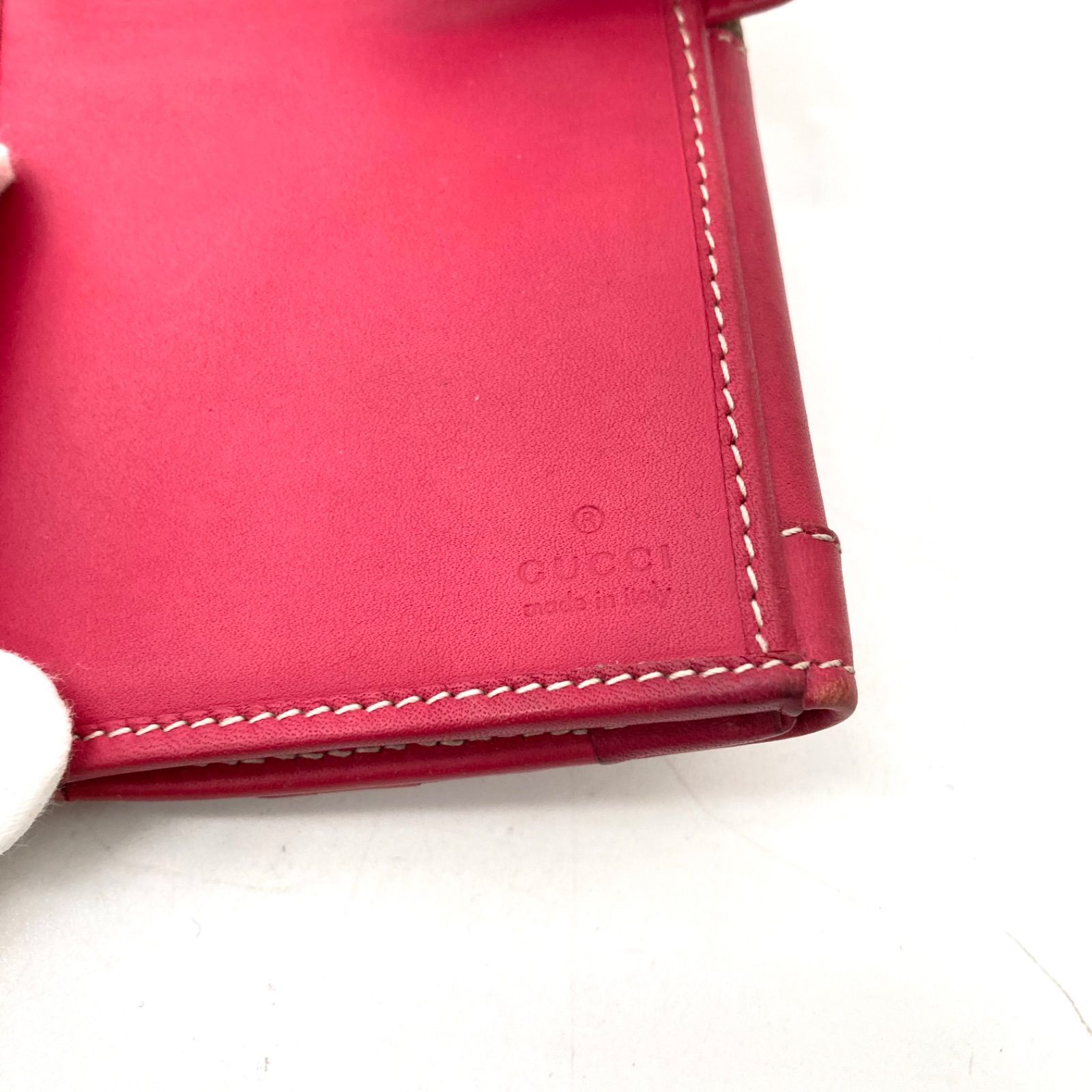 GUCCI】グッチ 長財布 GGキャンバス ピンク ブラウン レザー☆ - メルカリ