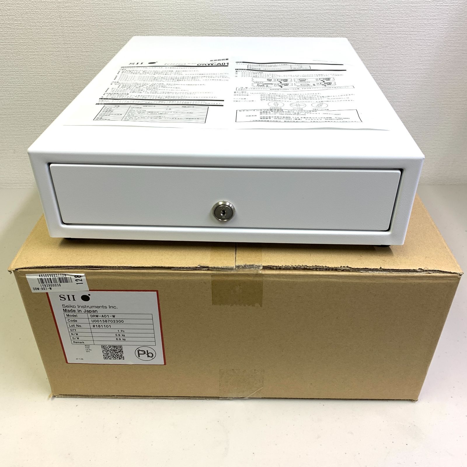 未使用品 セイコーインスツル キャッシュドロワ エアレジ キャッシャー 