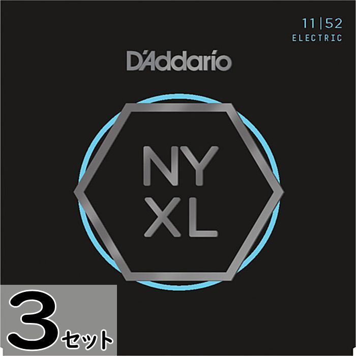 3セット D'Addario NYXL1152 Medium Top/Heavy Bottom 011-052 ダダリオ エレキギター弦 4,656円