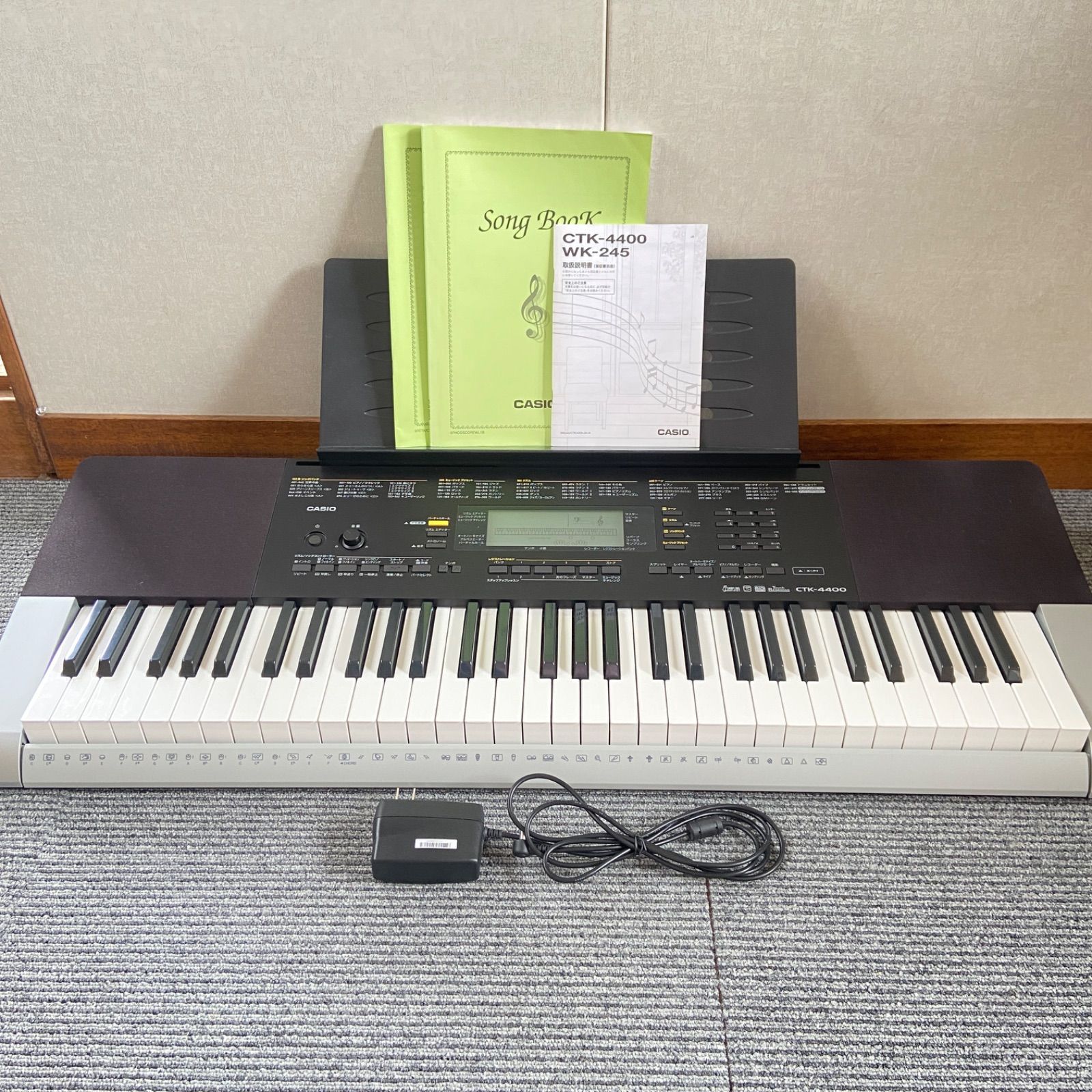CASIO カシオ 電子キーボード CTK-4400 61鍵盤 スタンド付き - メルカリ