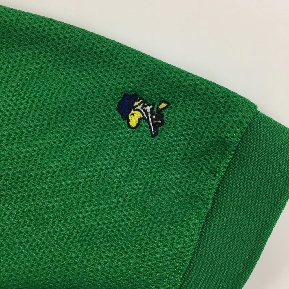 ゴルフ 【超美品】パーリーゲイツ×PEANUTS 半袖ポロシャツ グリーン
