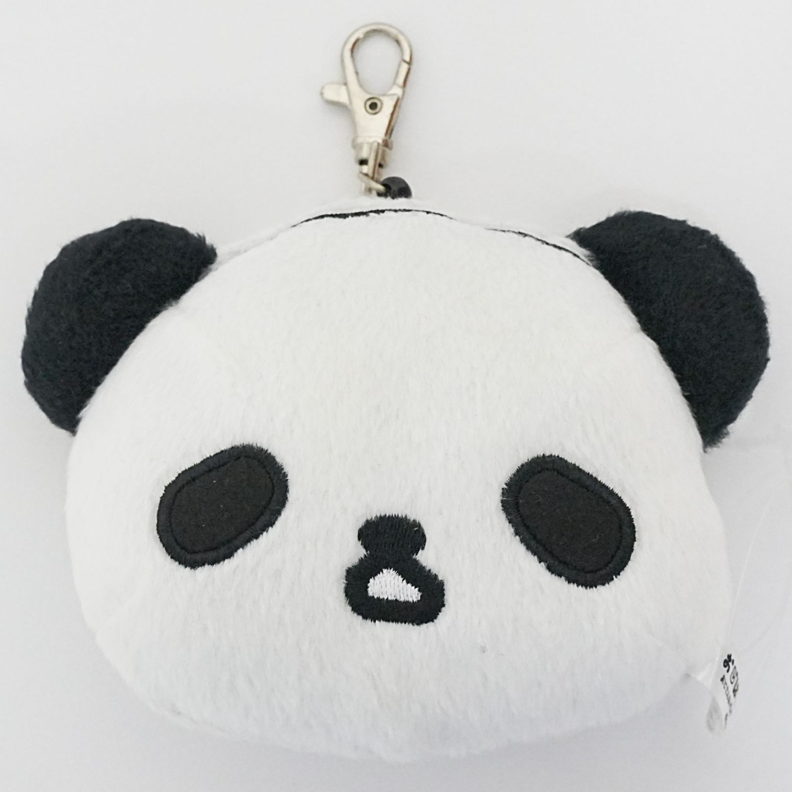 平成レトロ おじぱん おじさんなパンダ ぬいぐるみ リール付きフェイスポーチ NI] おじぱん おじさんなパンダ ぬいぐるみ よろしく編 リール付き