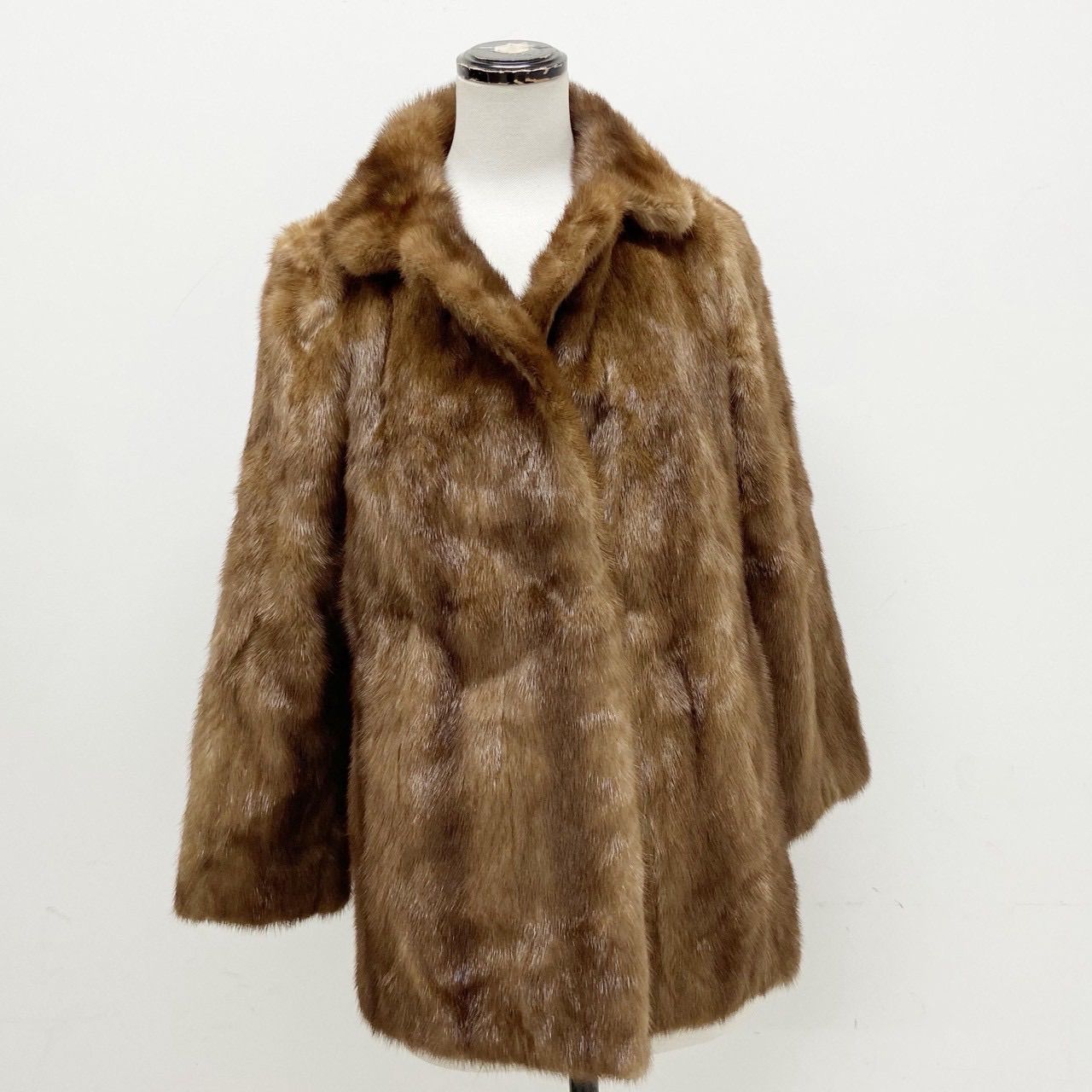 SAGA MINKミンクファーコート ブラウン #M【中古】diic3611 - メルカリ