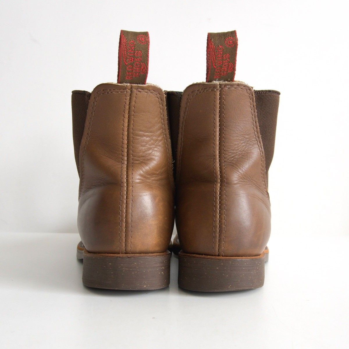 【90S/廃盤】REDWING【8191 チェルシーランチャー サイドゴア レザー ブーツ】US8.5  レッドウィング USA製 s2604074 90S/廃盤】REDWING【8191 チェルシーランチャー サイドゴア レザー
