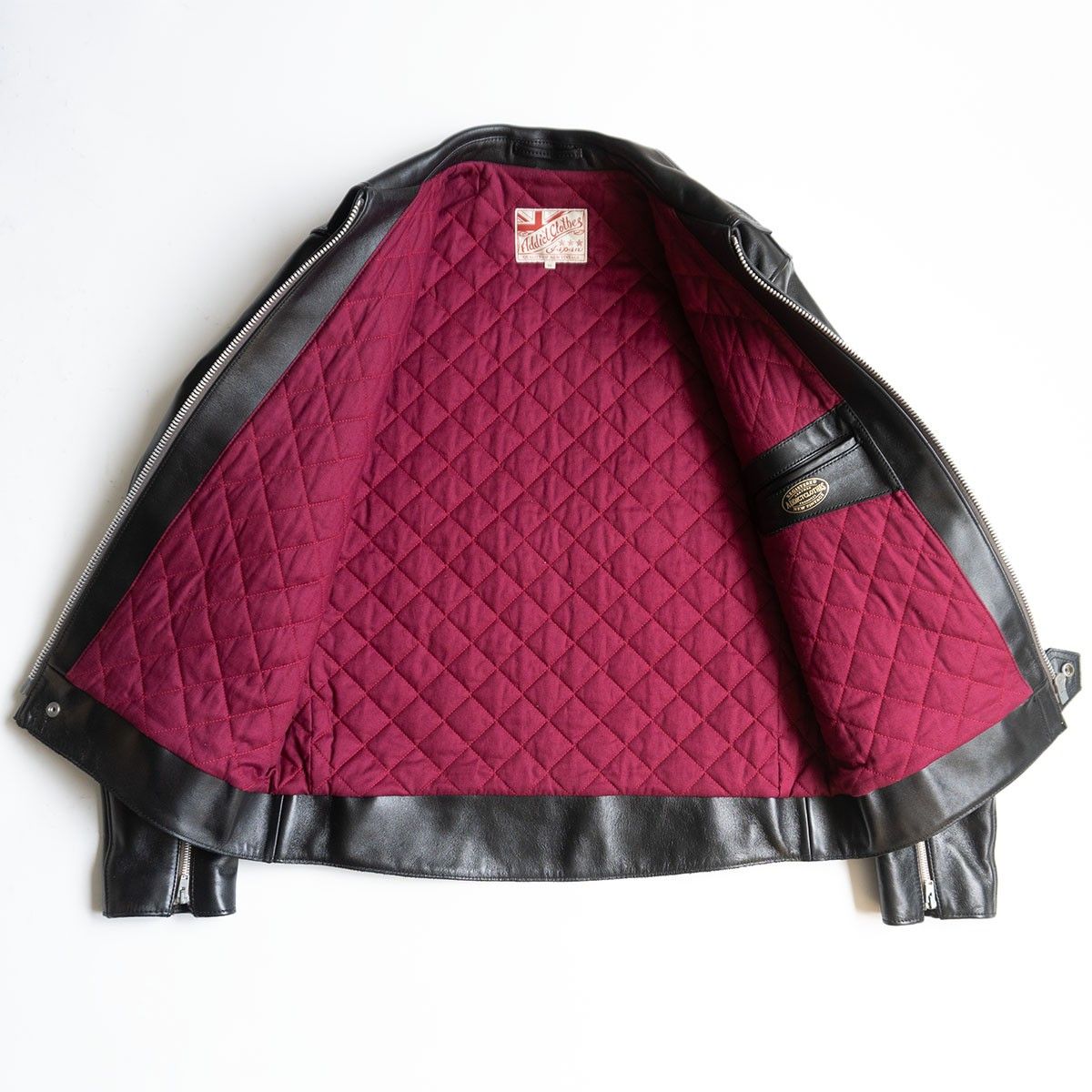 【超美品】addict clothes AD-01 アディクトクローズ　44 美品/ビッグサイズ】ADDICT CLOTHES【AD-01 CENTER-ZIP JACKET (HORSE